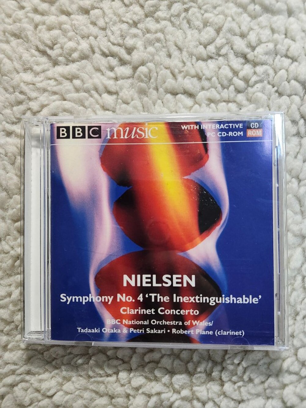 Nielsen Sym No.4 The Inextinguishable Clarinet Concerto BBC Music CD Robert Plan
